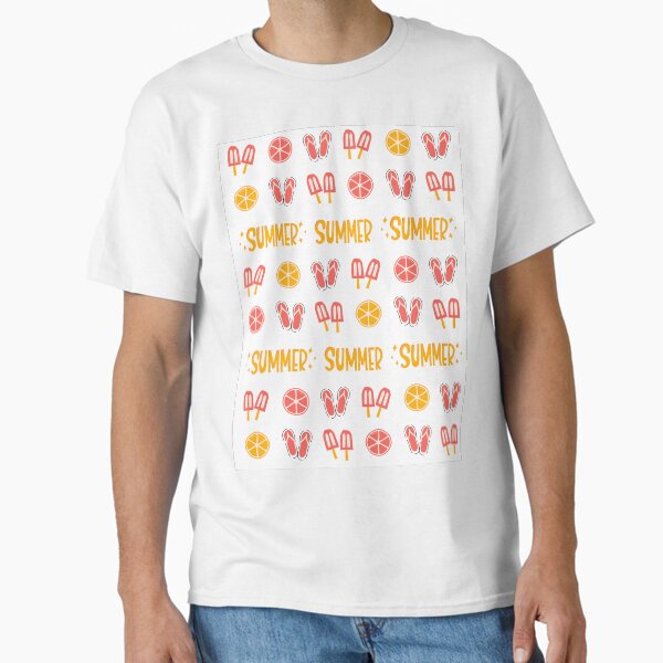 Reynolds fun presents red and orange summer pattern Classic T-Shirt