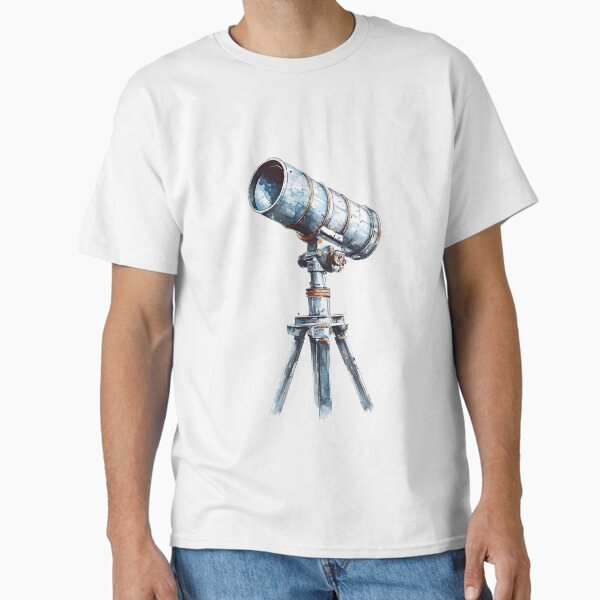 Antique Telescope Celestial Observation Tool Classic T-Shirt