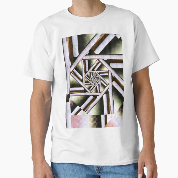 Tunneling Through Time: A Fractured Spiral Classic T-Shirt