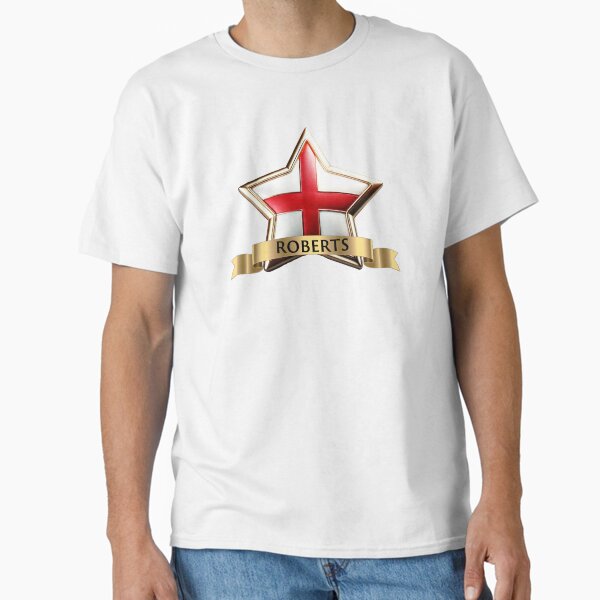 Roberts Star Crest St George Cross & Golden Family Banner Classic T-Shirt