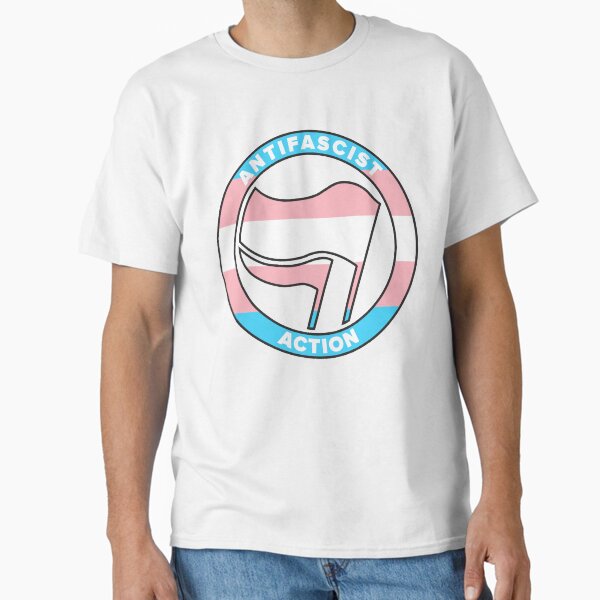 LGBT TRANS Flag Antifa Classic T-Shirt