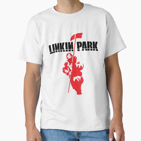 Linkin Park Hybrid Theory Men's T-Shirt Antique White Band Merch, Linkin Park From Zero Logo T-Shirt - American rock band Classic T-Shirt