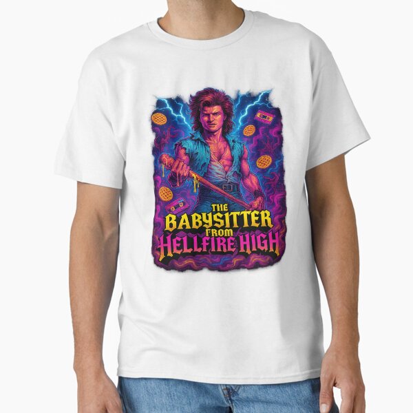 Steve Harrington Stranger Things – The Babysitter from Hellfire High Classic T-Shirt