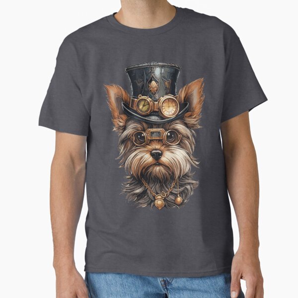 Steampunk Yorkie Classic T-Shirt