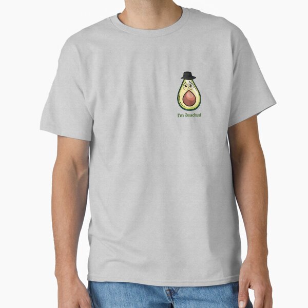 "I'm Guacked" Funny Avocado Illustration – Meme Design Classic T-Shirt