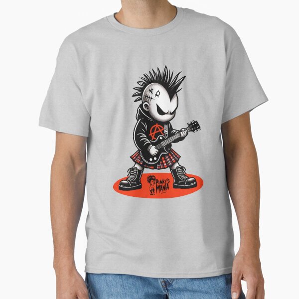 Punky's Mania Little Punk Guitar Kilt Anarchy Classic T-Shirt