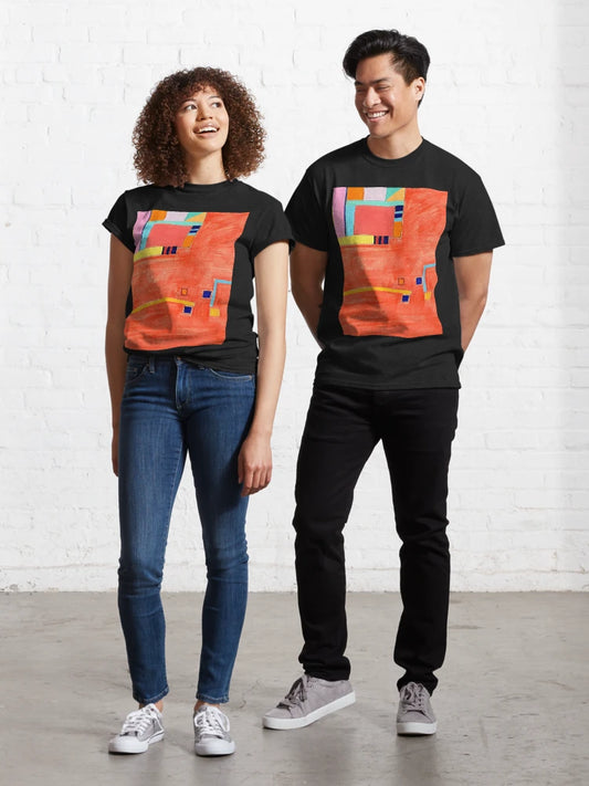 red abstract Classic T-Shirt