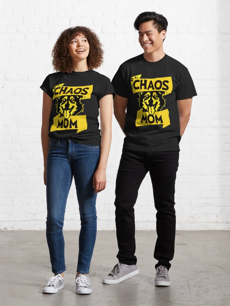 Chaos Mom: Funny Dog – Punk Pet Lover Design Classic T-Shirt