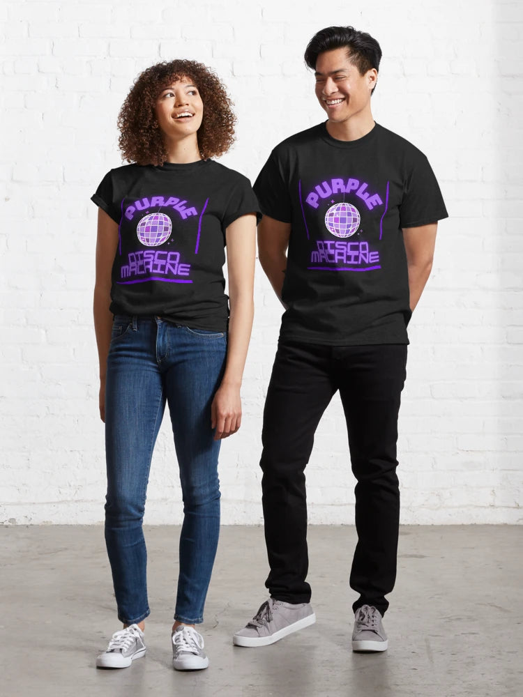 purple disco machine design Classic T-Shirt