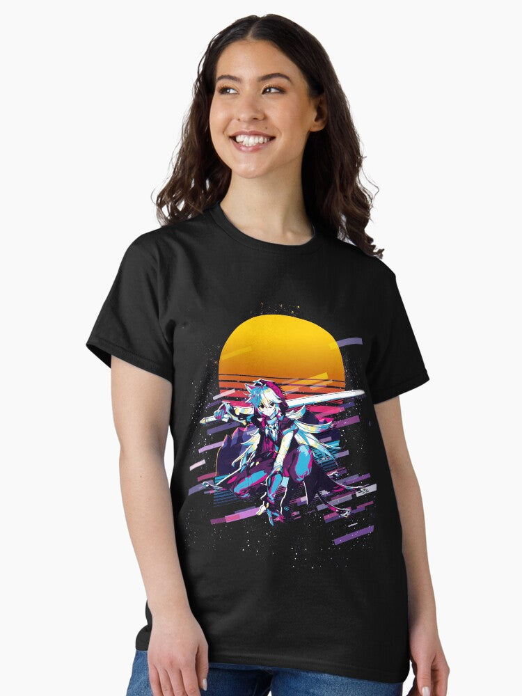 Razor - Genshin Impact 80s retro Classic T-Shirt