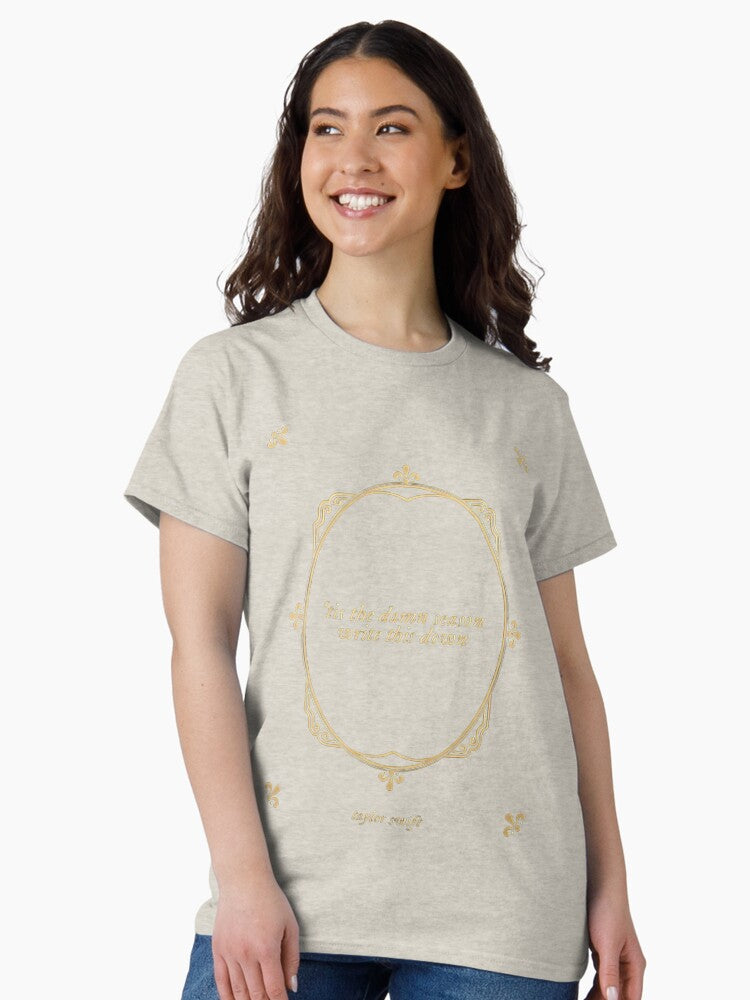tdds | TAYLORS VERSION Inspired | Wall Art Home rep CD Decor | HECKINFAROUT Classic T-Shirt
