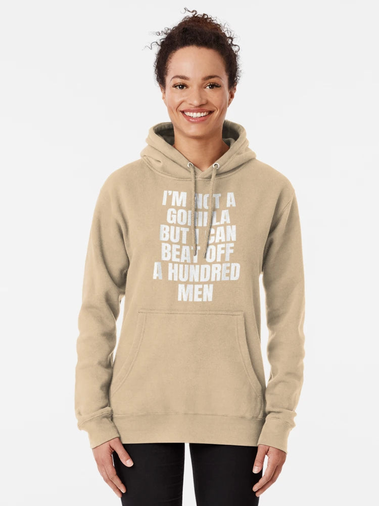 im not a gorilla but i can beat off a hundred men funny design Classic T-Shirt