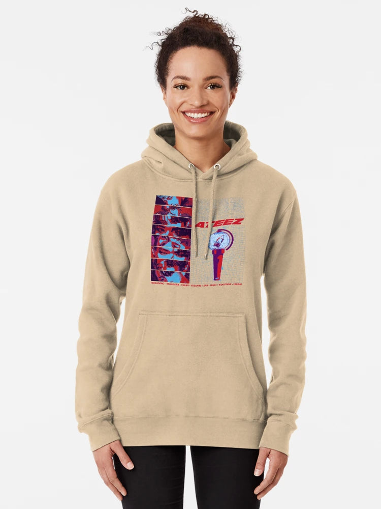 Ateez OT8 Retro Streetwear Inspired Design Classic T-Shirt