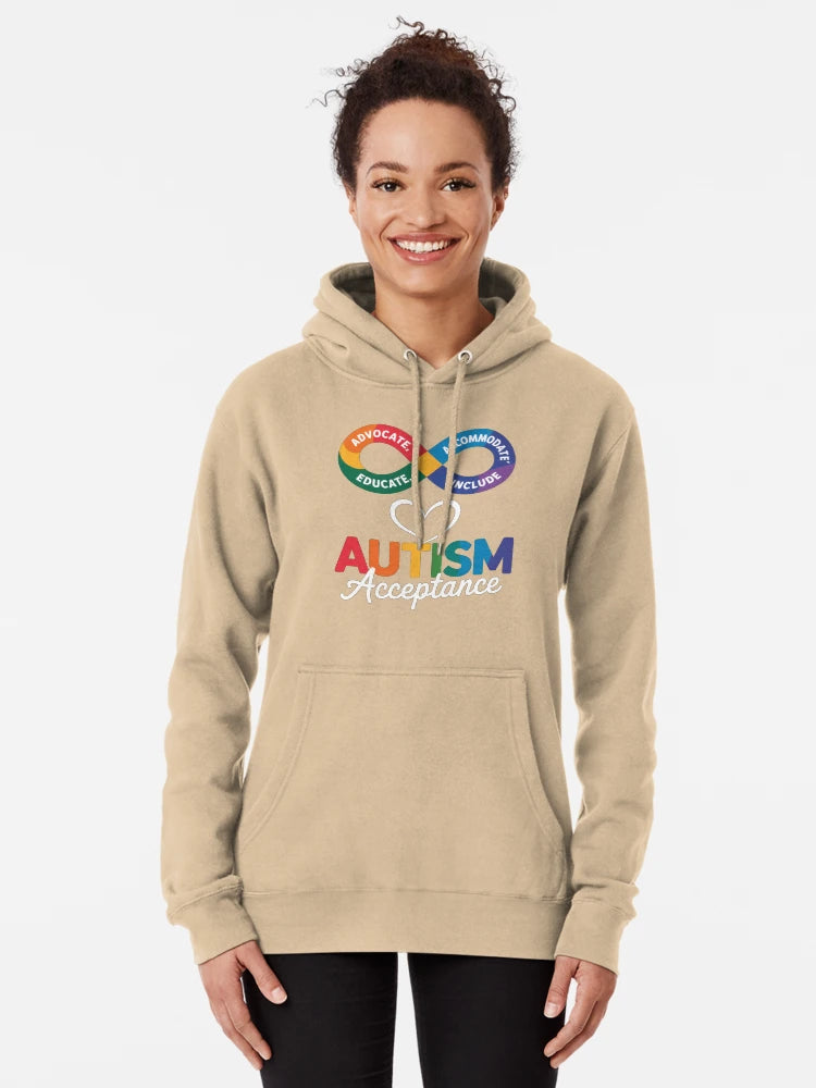 Autism Acceptance T-Shirt | Rainbow Infinity Neurodiversity Advocate Tee Classic T-Shirt