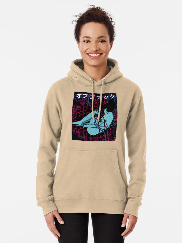 Vaporwave Cyborg Girl Dystopian Ghost Cyberpunk Style Classic T-Shirt