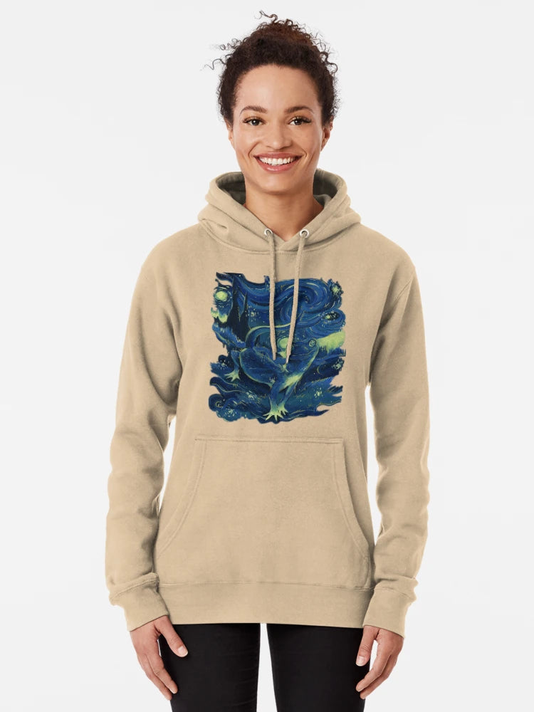 Van Gecko Variant- Whimsical Starry Night Inspired Sky Classic T-Shirt