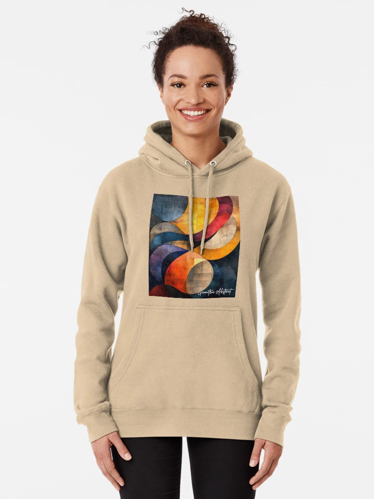 abstract grunge background with colorful geometric elements and textured pattern Classic T-Shirt