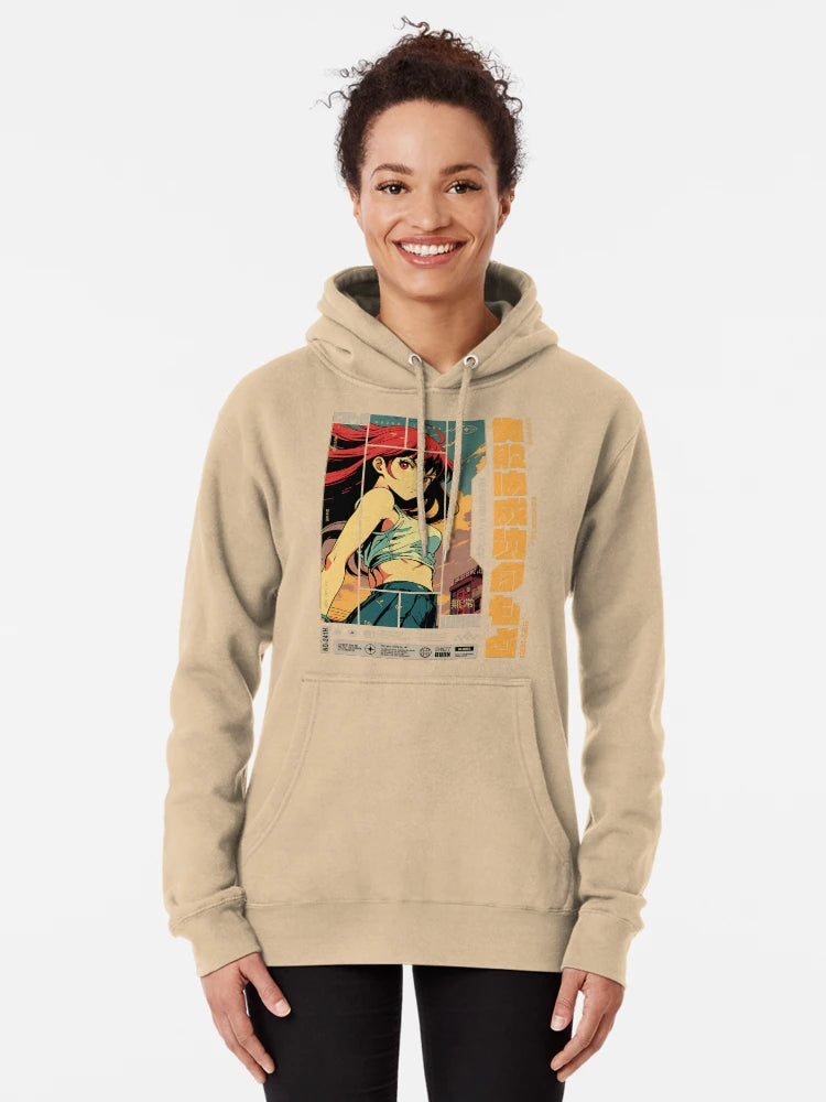 Red-haired woman at sunset in Tokyo Classic T-Shirt