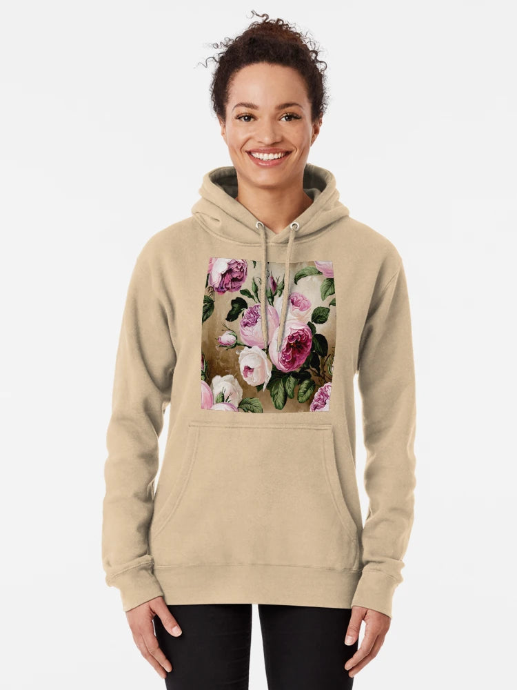 Pink & Purple Roses in Rococo Style Classic T-Shirt