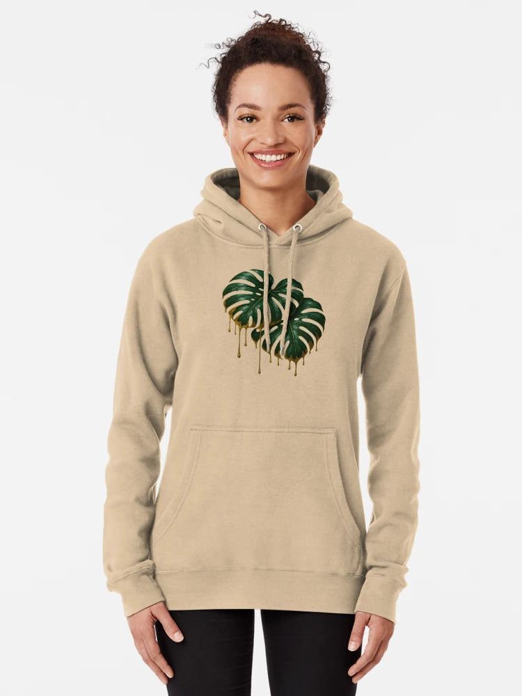 "Golden Monstera: Luxe Jungle Drip" Classic T-Shirt