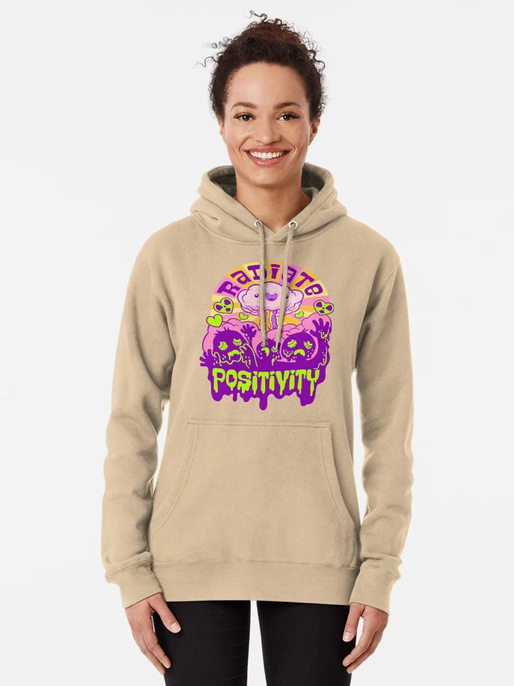 Radiate Positivity ~ Toxic Positivity Mushroom Cloud Classic T-Shirt