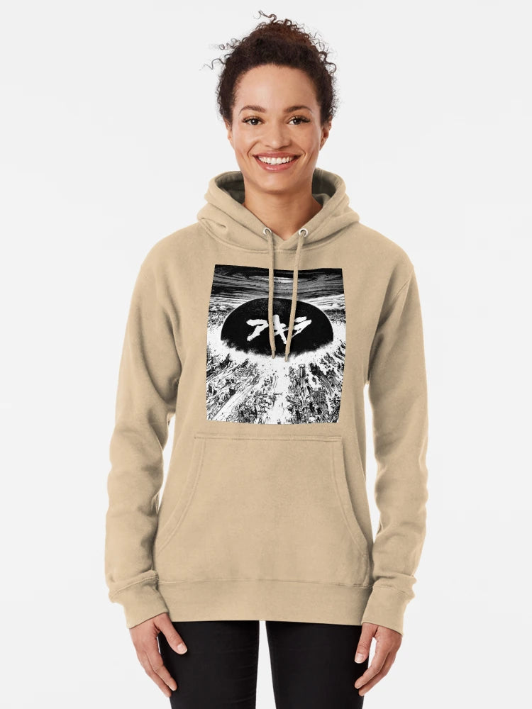 Akira cyberpunk city explosion poster Classic T-Shirt