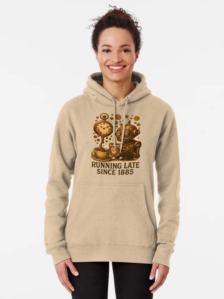 Running Late Since 1885 – Steampunk Coffee Robot Classic T-Shirt