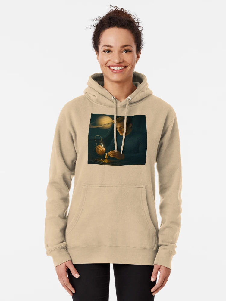 Dariel’s Golden Craft: Earrings for Briselle under Saturn’s Light Classic T-Shirt