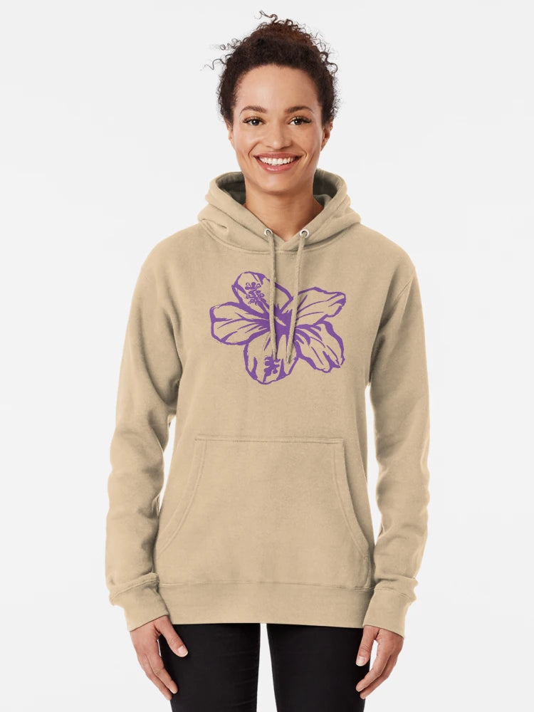 Purple Tropical Hibiscus flower Classic T-Shirt