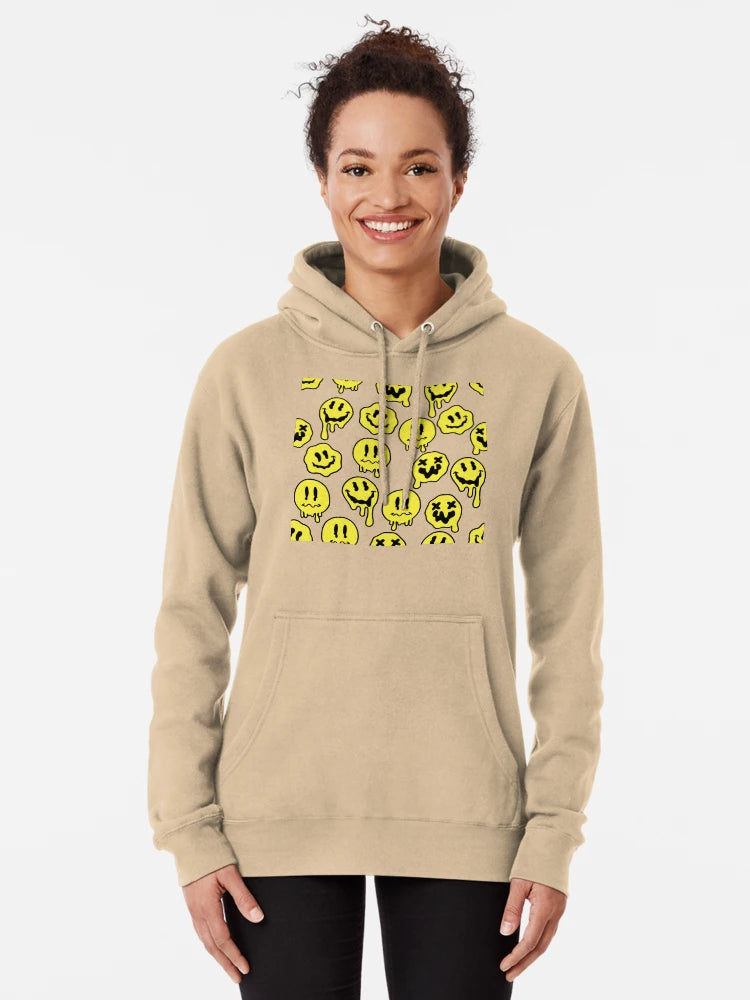 Melting Moods: Drippy Smiley Pattern Classic T-Shirt