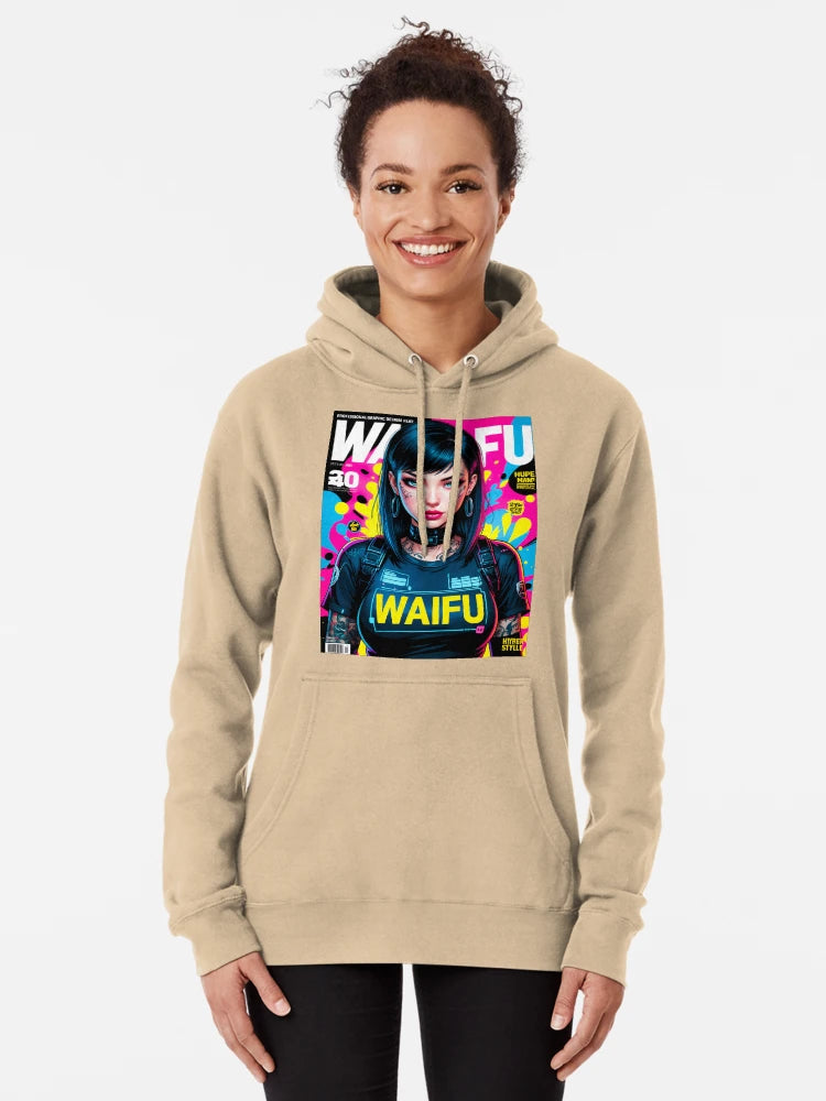 CYBERPUNK WAIFU | Futuristic Anime Manga Anime Design | BY Itu22 Classic T-Shirt