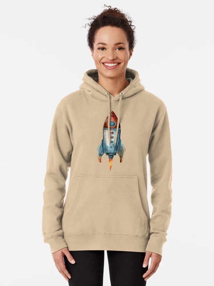 Space Rocket Antique Flight Classic T-Shirt