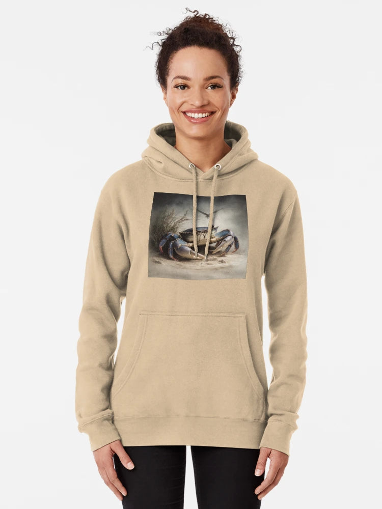 "Majestic Blue Crab in Coastal Habitat" Classic T-Shirt