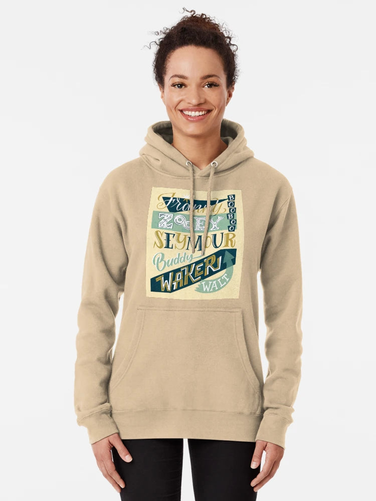 J.D. Salinger's the Glass Family handlettered illustration Classic T-Shirt