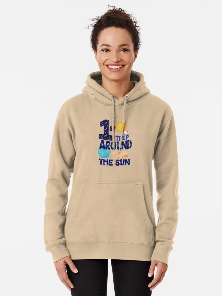 First Trip Around The Sun Boy Astronaut Space One Birthday Minimalist Classic T-Shirt