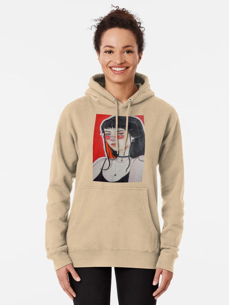 Red Glasses Girl Classic T-Shirt