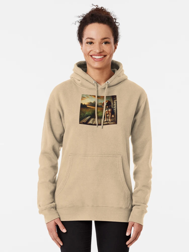 "Loyal Watcher at Sunset" Classic T-Shirt