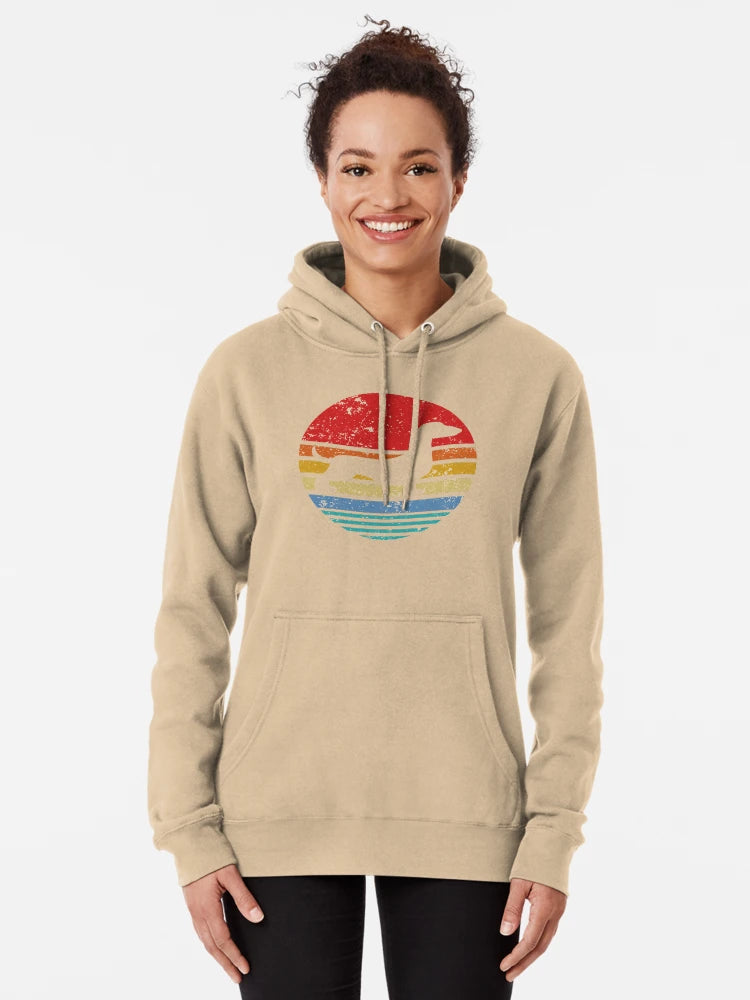 Dachshund Retro Sunset Dog Daschund Classic T-Shirt
