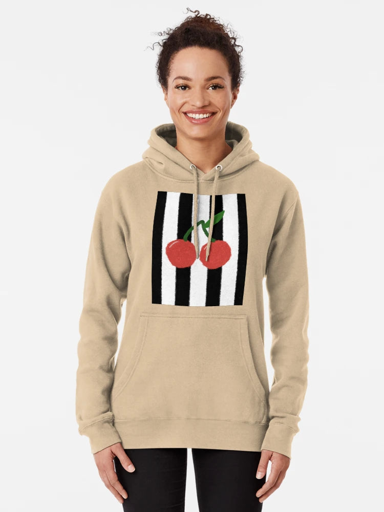 Striped Cherries Classic T-Shirt