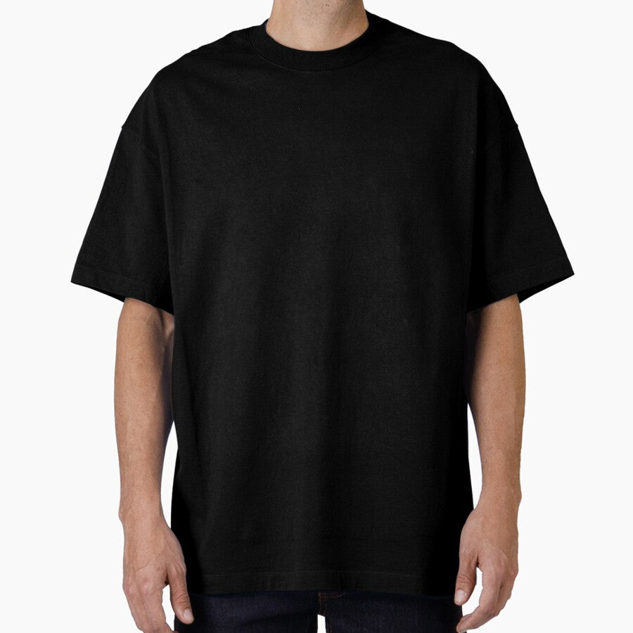 Black Flower | Retro Oversized T-Shirt