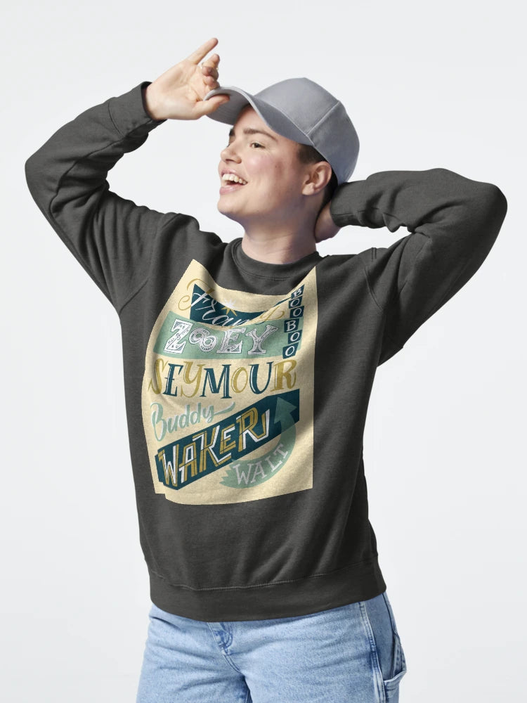 J.D. Salinger's the Glass Family handlettered illustration Classic T-Shirt