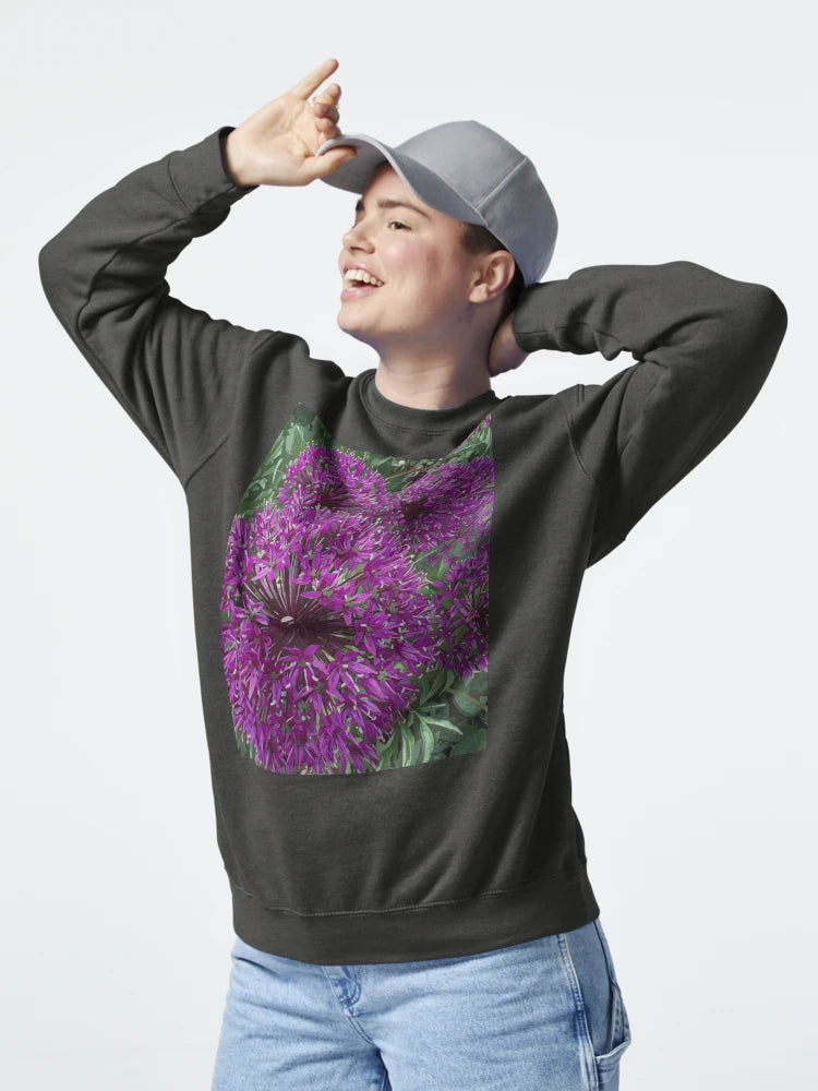 Starburst Allium – Purple Globe Floral by Petalography Classic T-Shirt