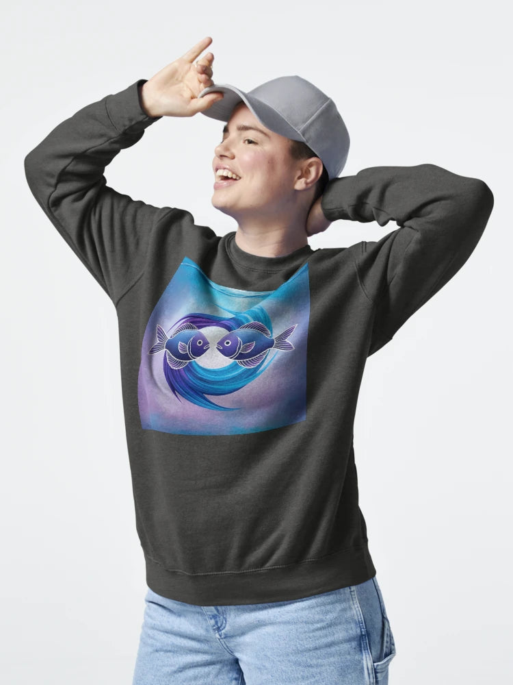 "Pisces Dream – Mystical Zodiac Fish in Ocean Blues" Classic T-Shirt