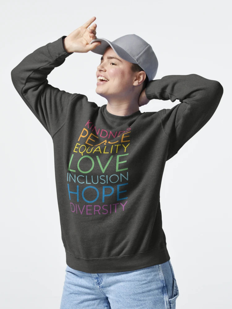Peace Love Hope Equality Inclusion Diversity Social Justice Classic T-Shirt