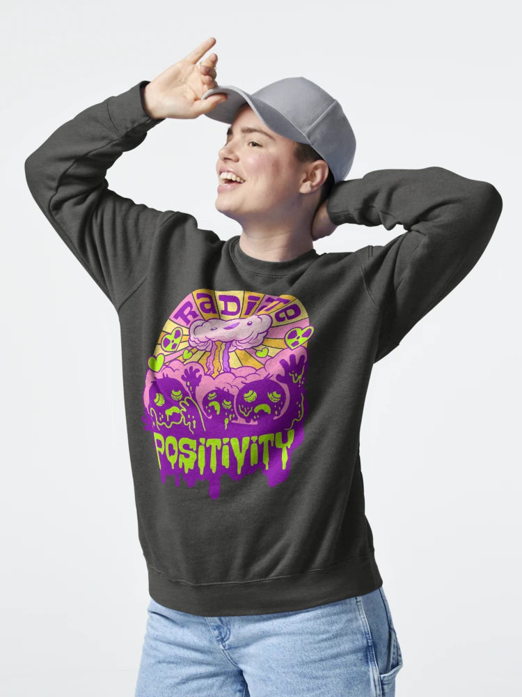 Radiate Positivity ~ Toxic Positivity Mushroom Cloud Classic T-Shirt