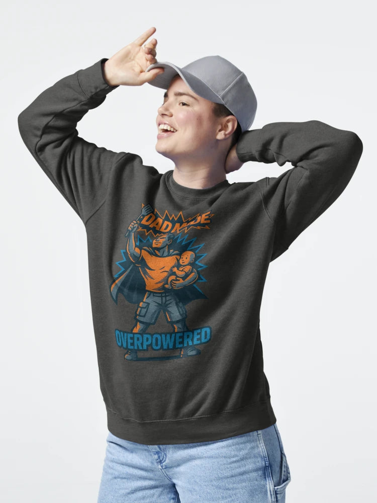 Dad Mode: Overpowered | Superhero Father T-Shirt for Father’s Day Classic T-Shirt