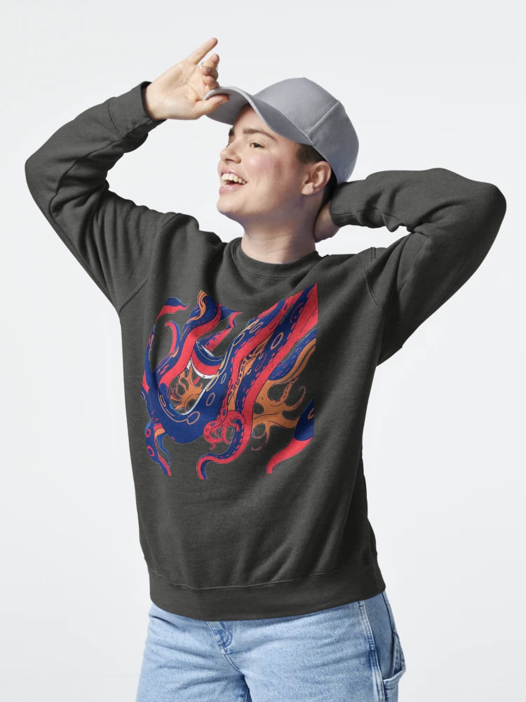 Red Blue Orange Celebration Joyful Festive Characters Colorful Classic T-Shirt