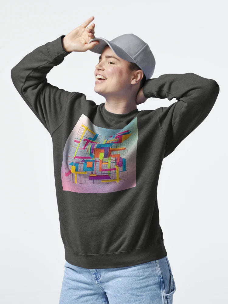 "Maze Craze – A Color Explosion in 3D" Classic T-Shirt