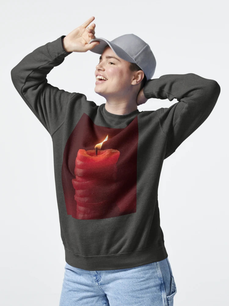 Burning candle layered candle in red Classic T-Shirt