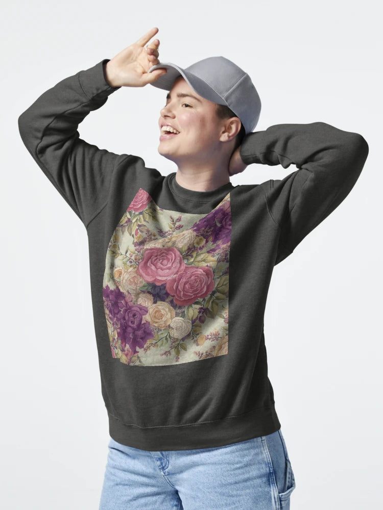 Antique Flower Bouquet Pattern Classic T-Shirt